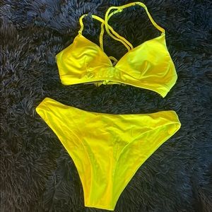 Yellow bikini